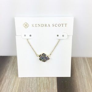 Kendra Scott Tess multi drusy gold necklace